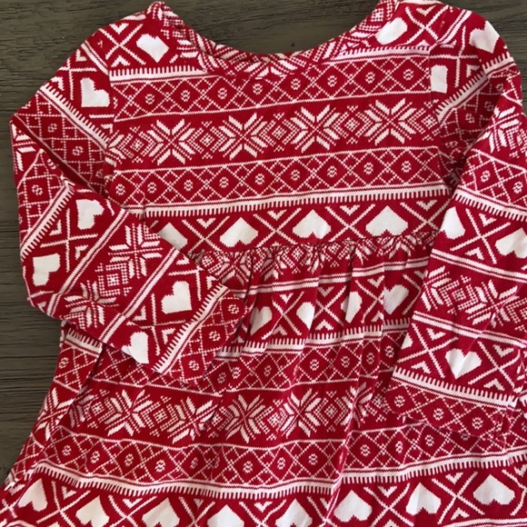 Old Navy Red Girl Heart Dress 12 - 18 months - Picture 2 of 7